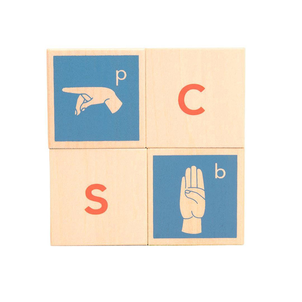 Blocks - American Sign Language (Set of 28) by Uncle Goose