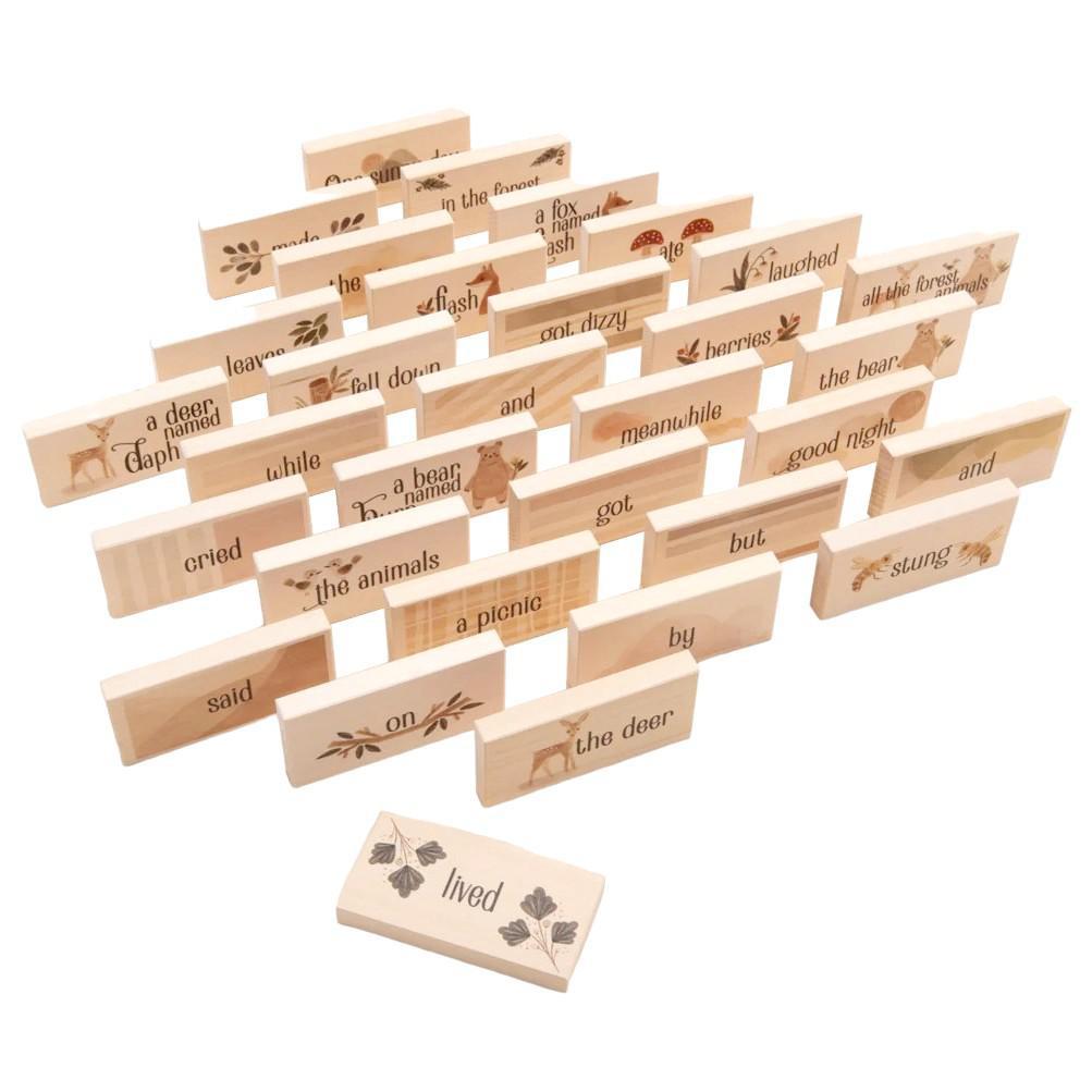 Blocks - Forest Tales Chip Blocks (Set of 32) by Uncle Goose