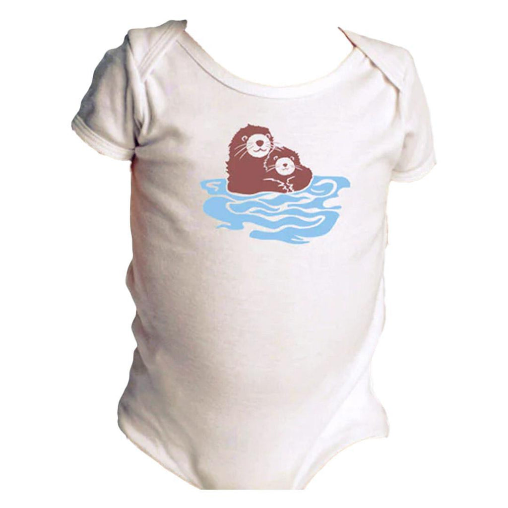 Romper - Sea Otters Infant Bodysuit by Orange Twist