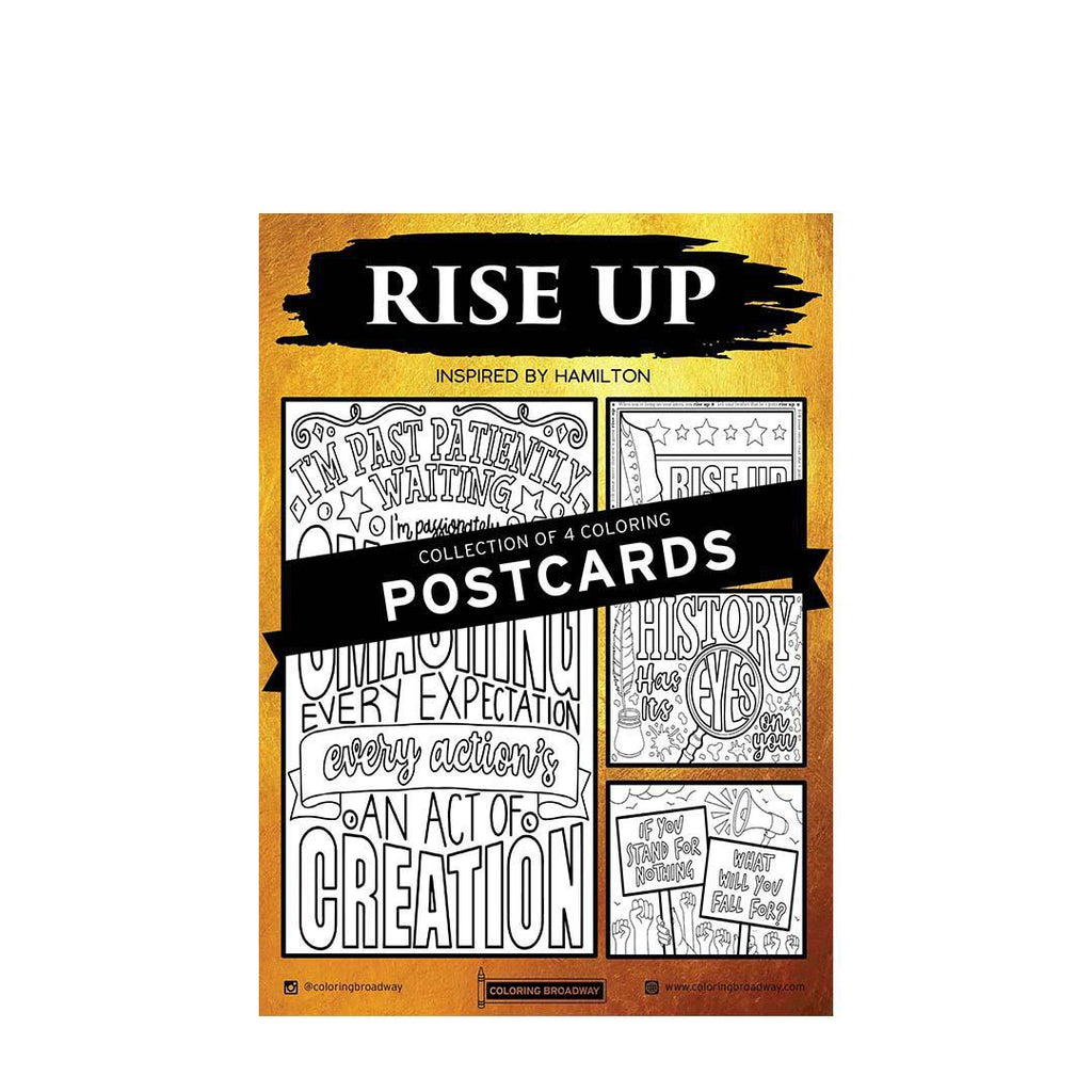 Coloring - Rise Up (Pages or Postcards) by Coloring Broadway