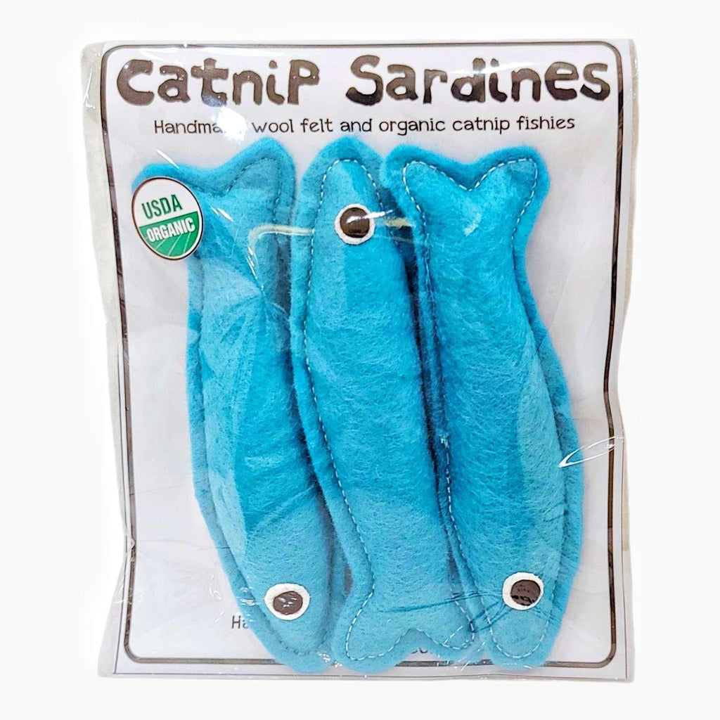 Cat Toy - Sardines (Set of 3) by Miso Handmade