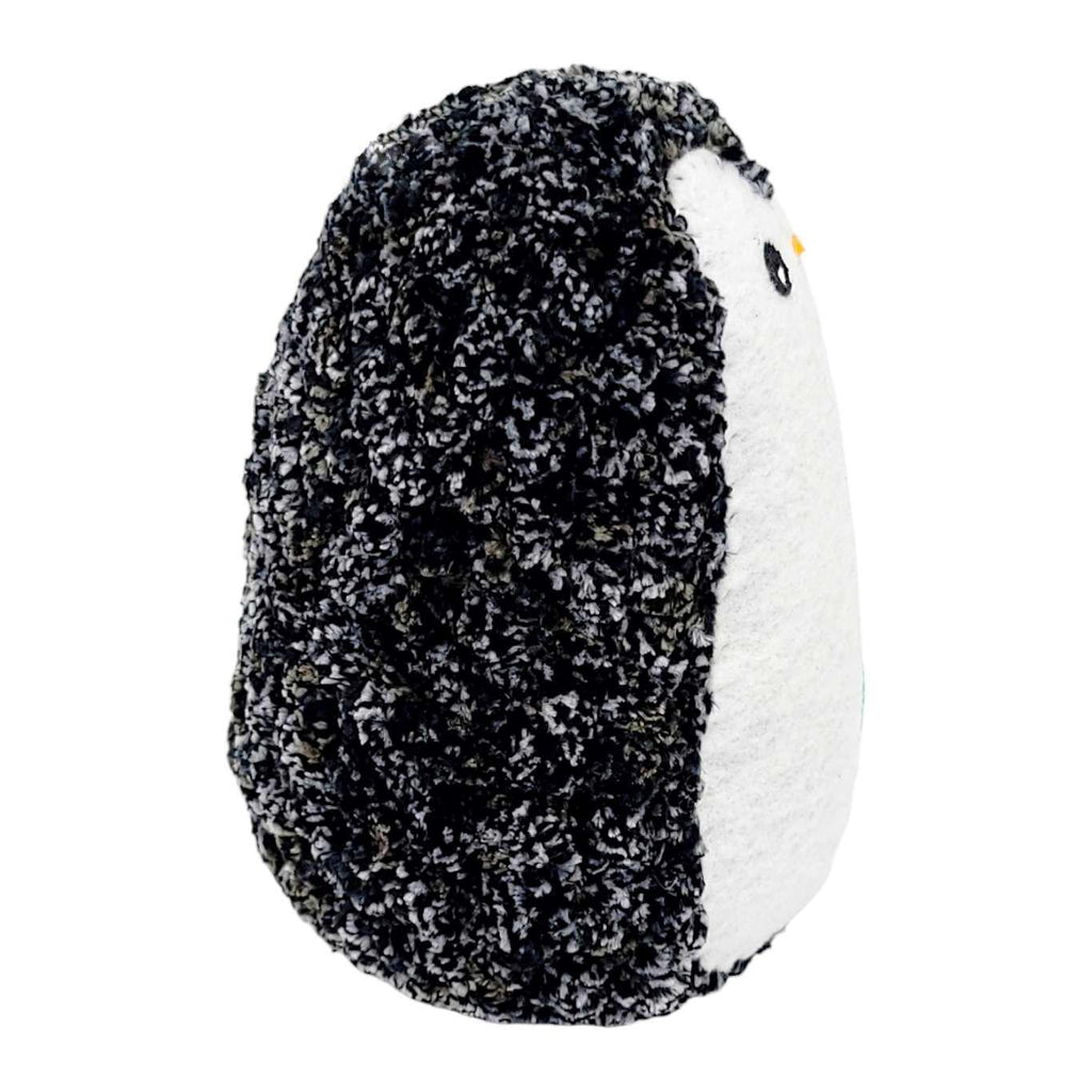 Plush Toy - Extra Large Penguin (Speckled Black with Teal Heart) by Moyo Workshop