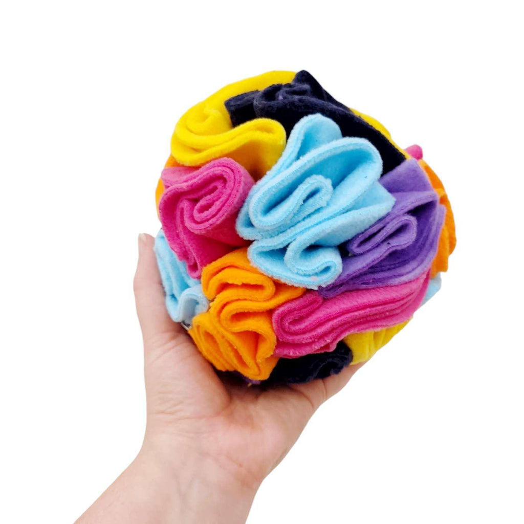 Pet Toy - 6in - Mini Snuffle Ball (Asst Color Combos) by Superb Snuffles