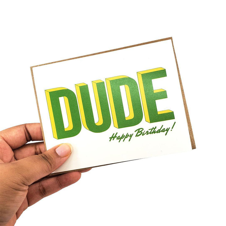 Card - Birthday - Dude by Orange Twist