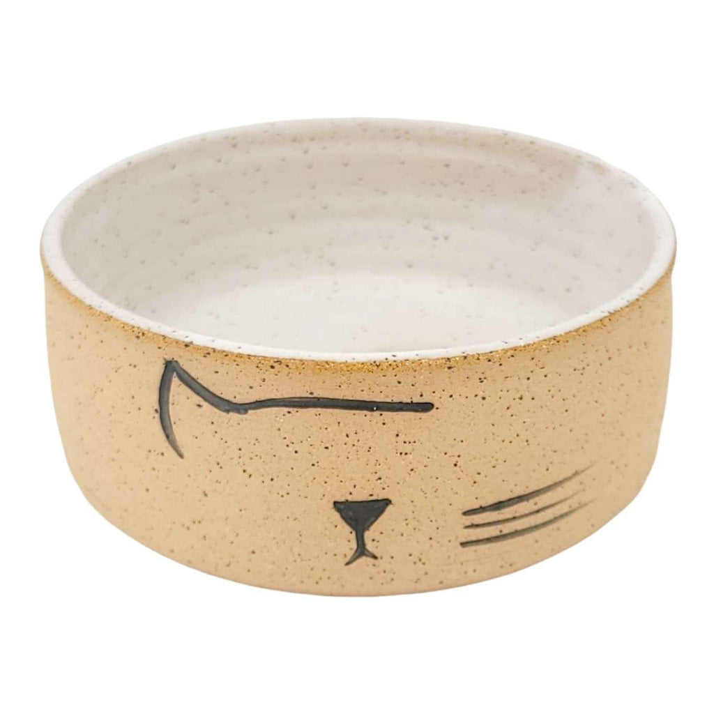 Pet Bowl - Mod Cat (Ceramic) by Hands On Ceramics