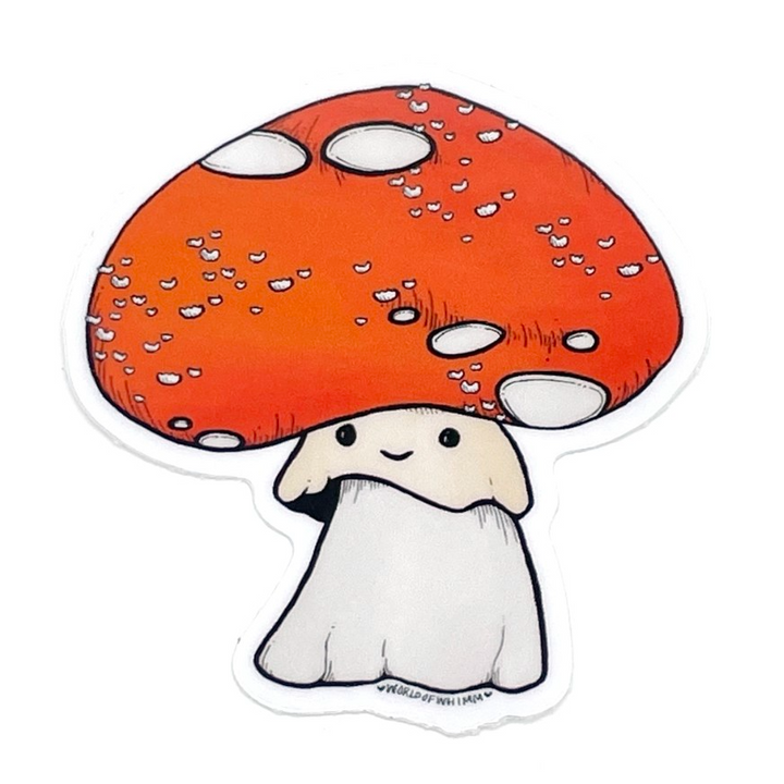 Sticker - Little Red Mushroom by World of Whimm