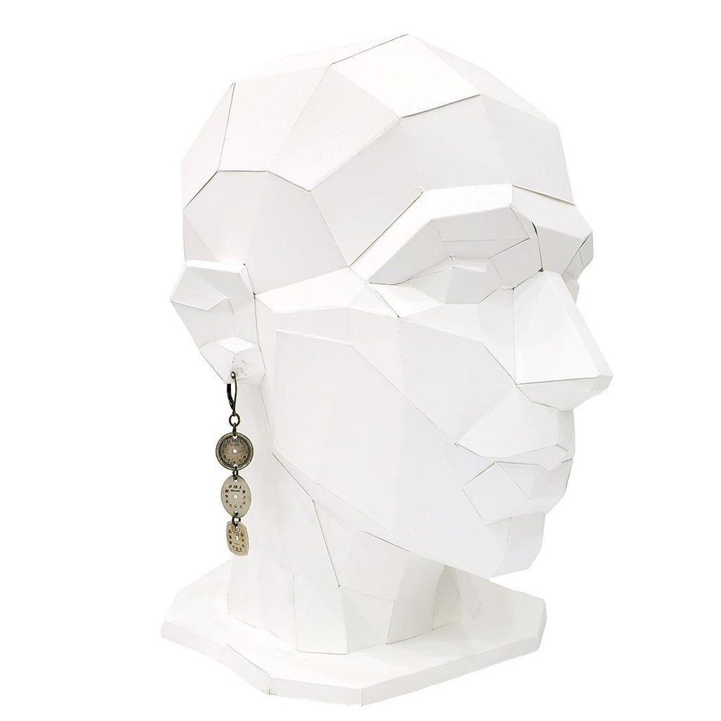 Earrings - Watch Dials Trio - Antiqued Brass (A, B, or C) by Christine Stoll