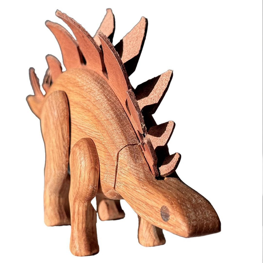 Wood Toy - Stegosaurus Dinosaur with Magnetic Joints by The Serious Toy Company