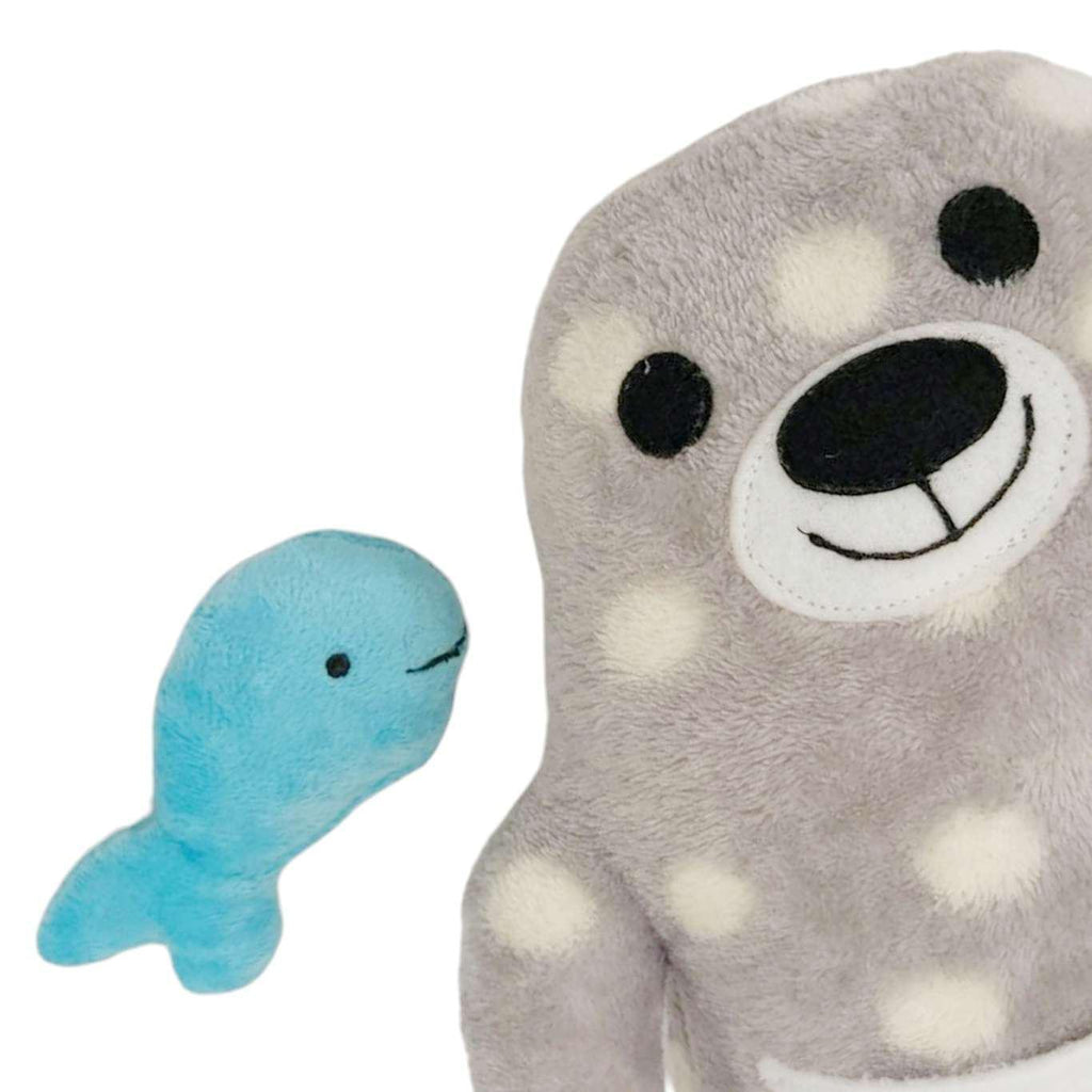 Plush - Happy Seal (Fish) by The Happy Groundhog Studio