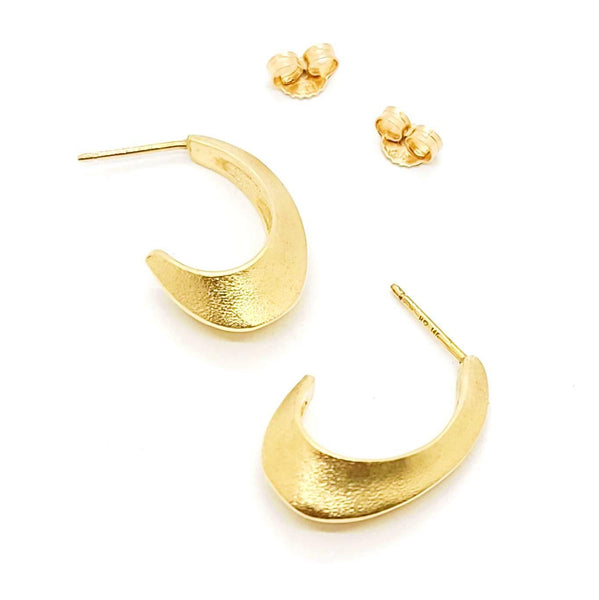 Earrings - Morph Hoops (14k Yellow Gold) by Corey Egan