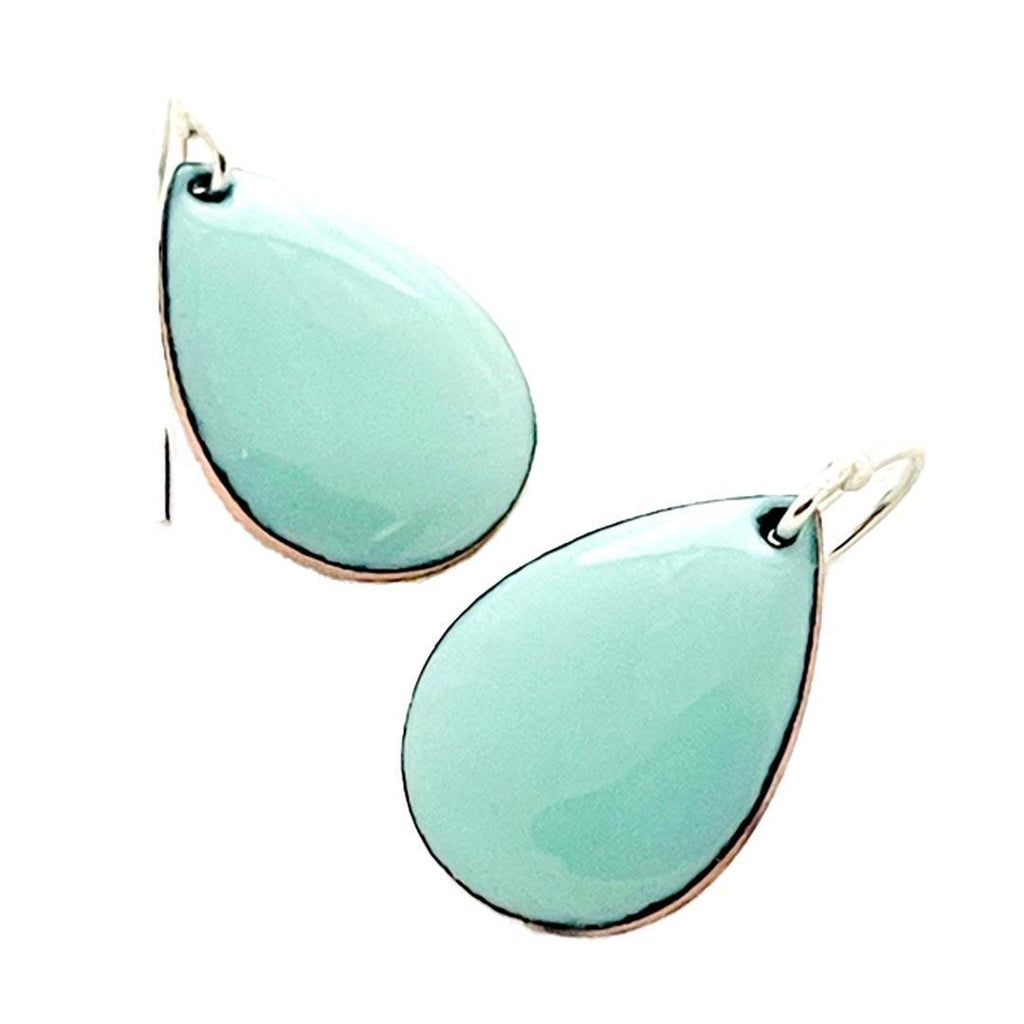 Earrings - Small Teardrop (Robins Egg) by Magpie Mouse Studios
