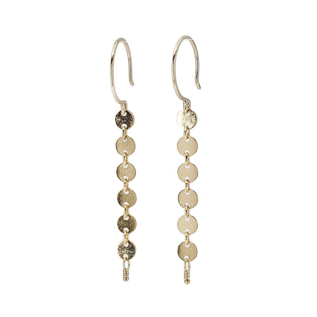 Earrings - Pieces of Eight Dangles (14k Gold Fill) by Foamy Wader