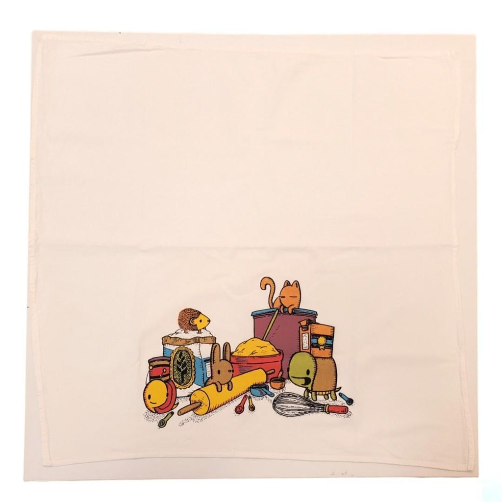 Tea Towel - Baking Buddies by Everyday Balloons Print Shop