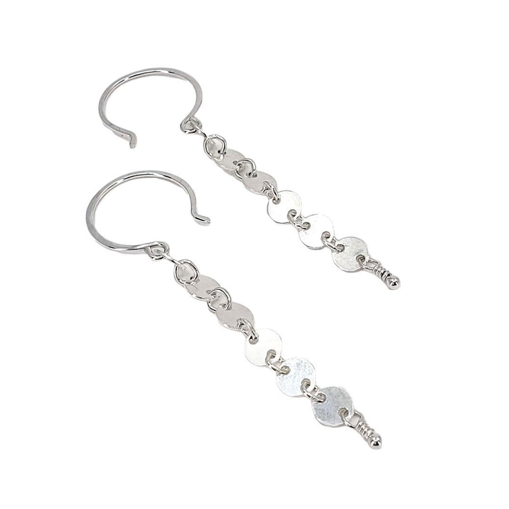 Earrings - Pieces of Eight Dangles (Sterling Silver) by Foamy Wader