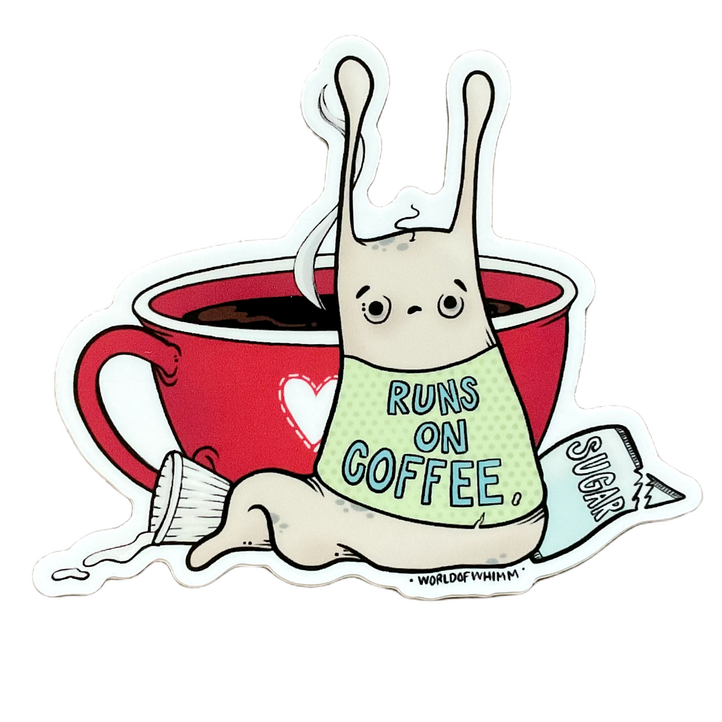 Sticker - Coffee Snail by World of Whimm