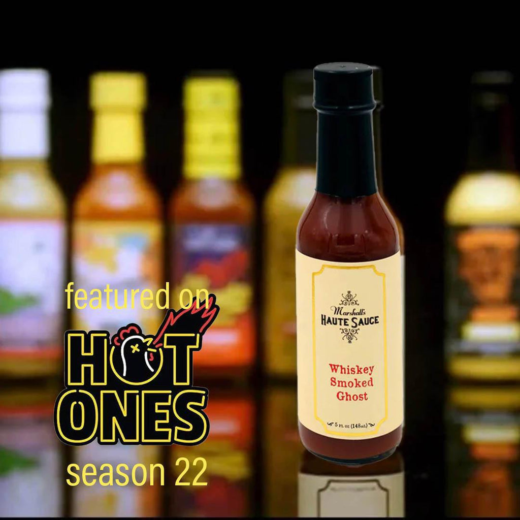 Hot Sauce - 5 oz - Whiskey Smoked Ghost Pepper by Marshall's Haute Sauce