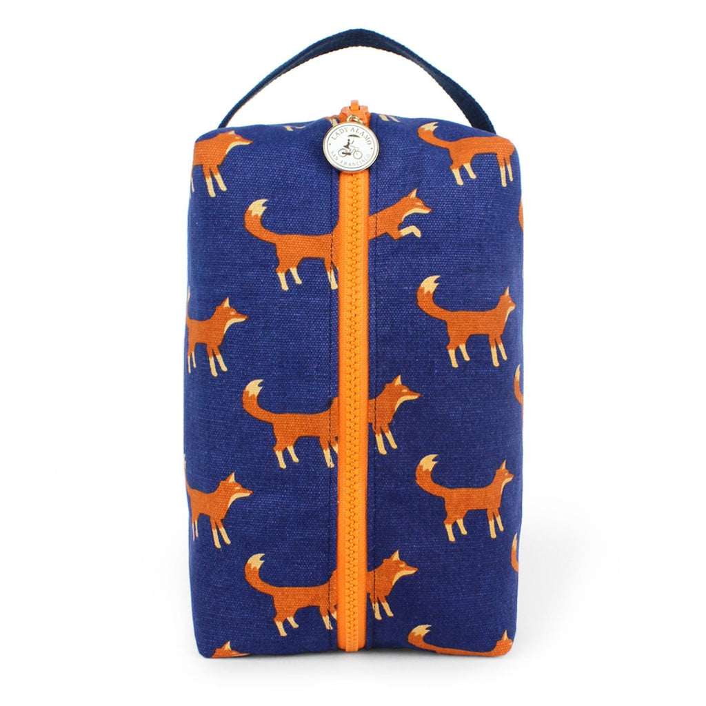 Box Zip - Dopp Kit (Navy Fox) by Lady Alamo
