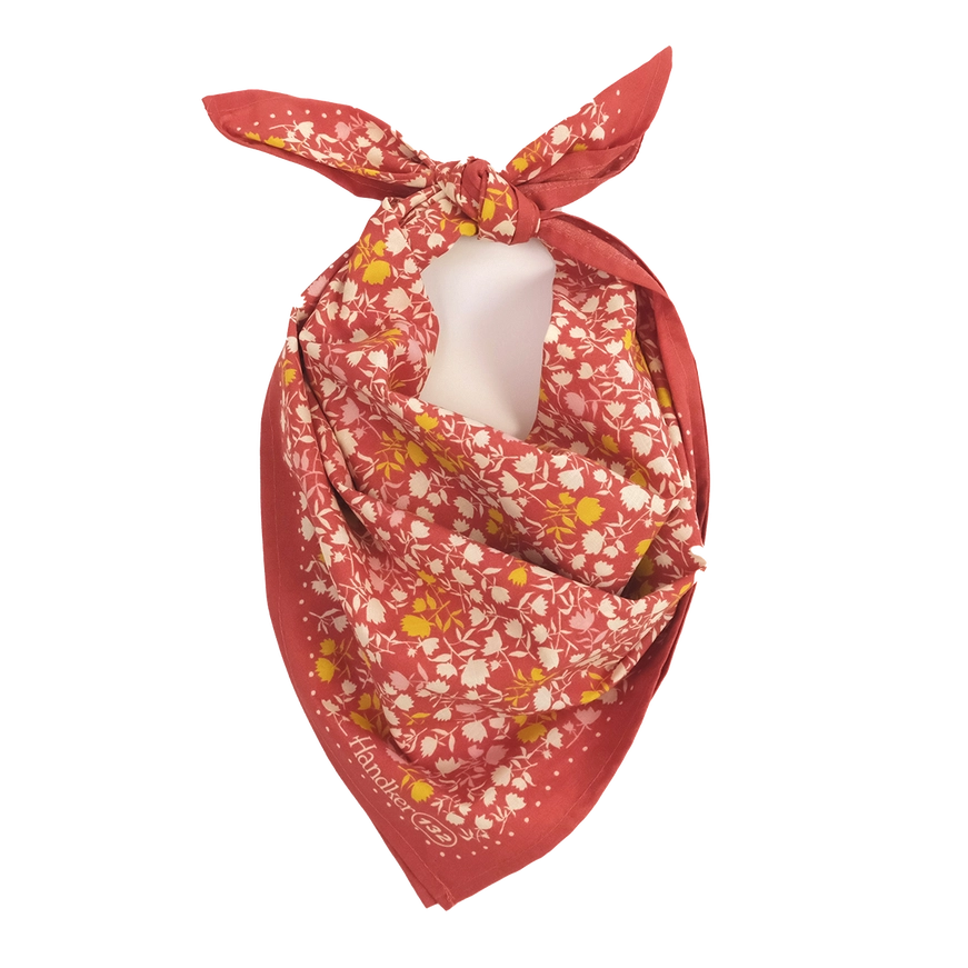 Bandana - Caroline (Red Floral) by Handker Bandanas