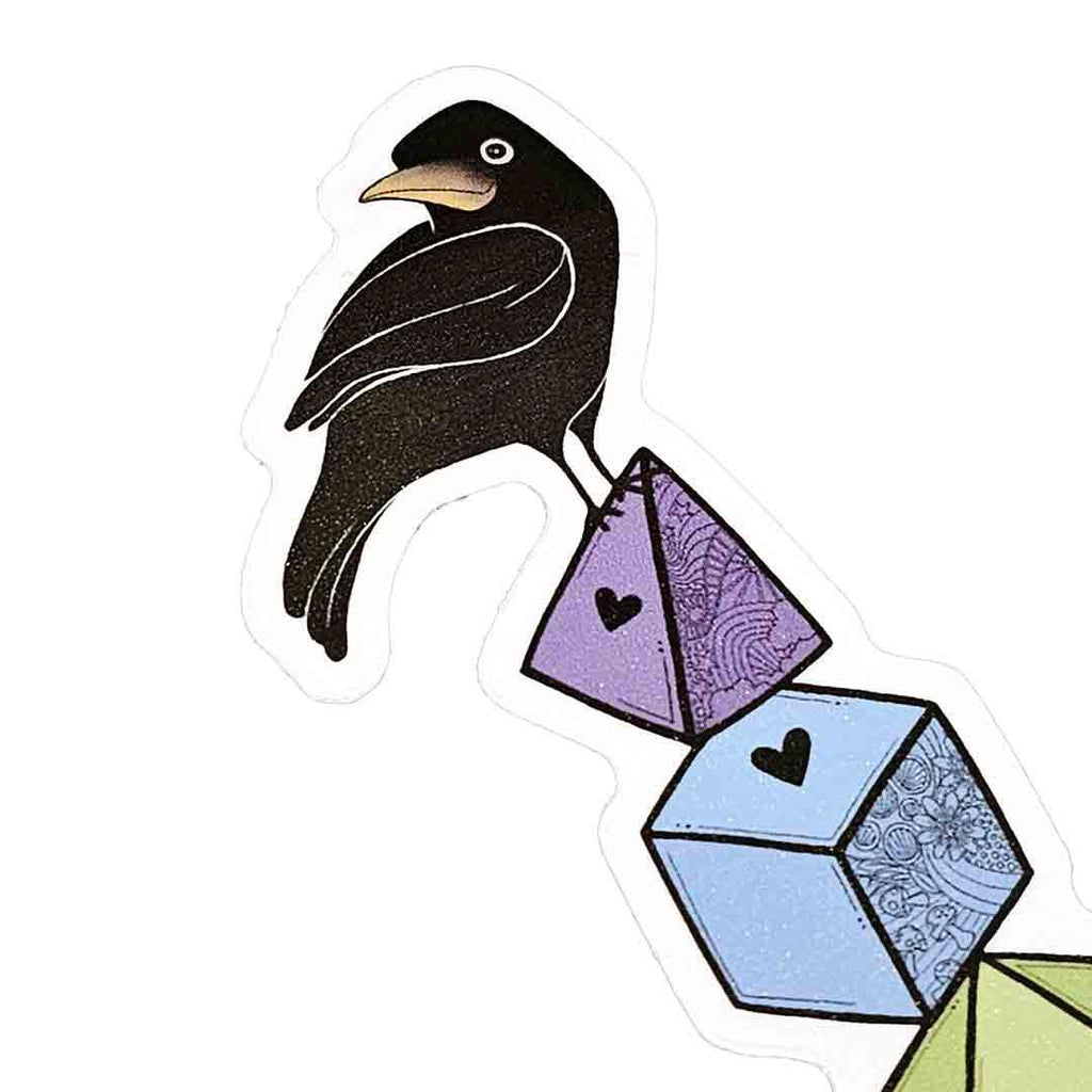 Sticker - Crow Dice by World of Whimm