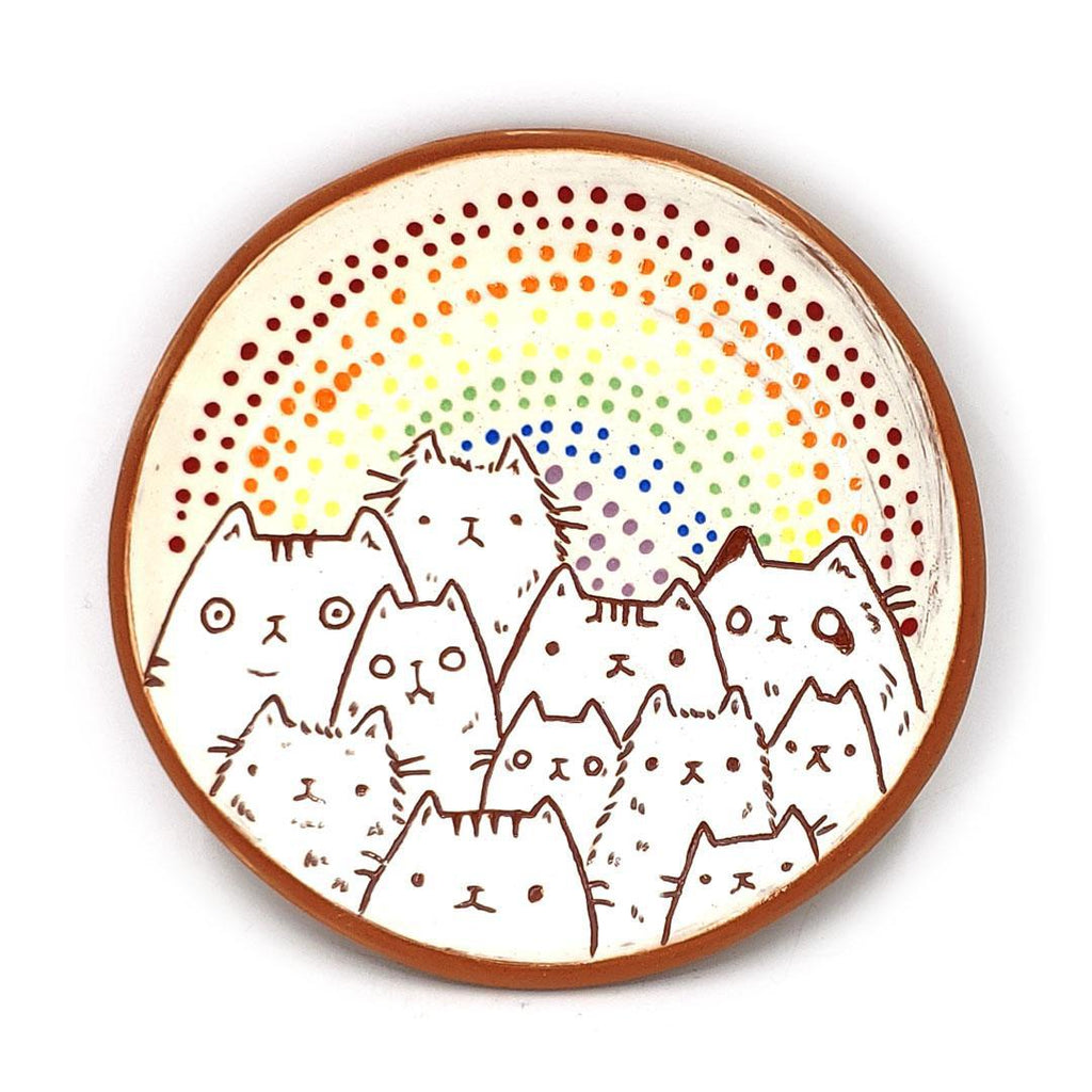 Trinket Dish - 3 in - Critter Town Rainbow (Assorted A - G) by Dwadlings