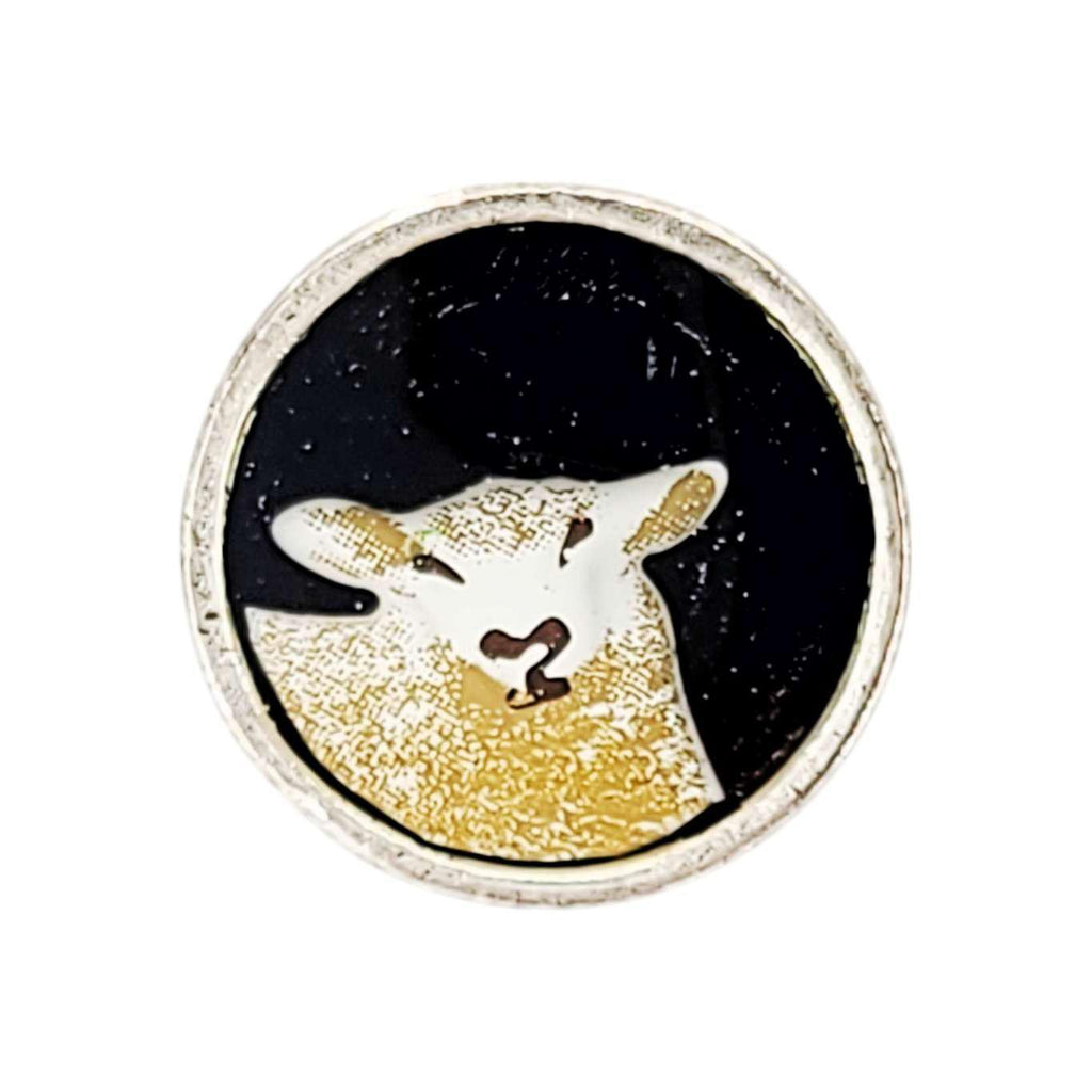 Lapel Pin - Sheep Black by XV Studios