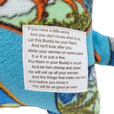 Plush - 14in - Large Chomper Buddy (Teal Dinosaurs Mint) by Peek A Boo Plush, image 6 of 7
