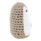 Plush Toy - Small Penguin (Brown Sparkle with Faded Aqua Heart) by Moyo Workshop, image 5 of 6