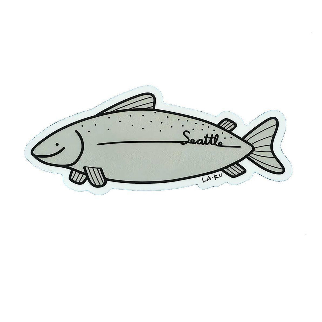 Sticker Vinyl - Salmon by La Ru