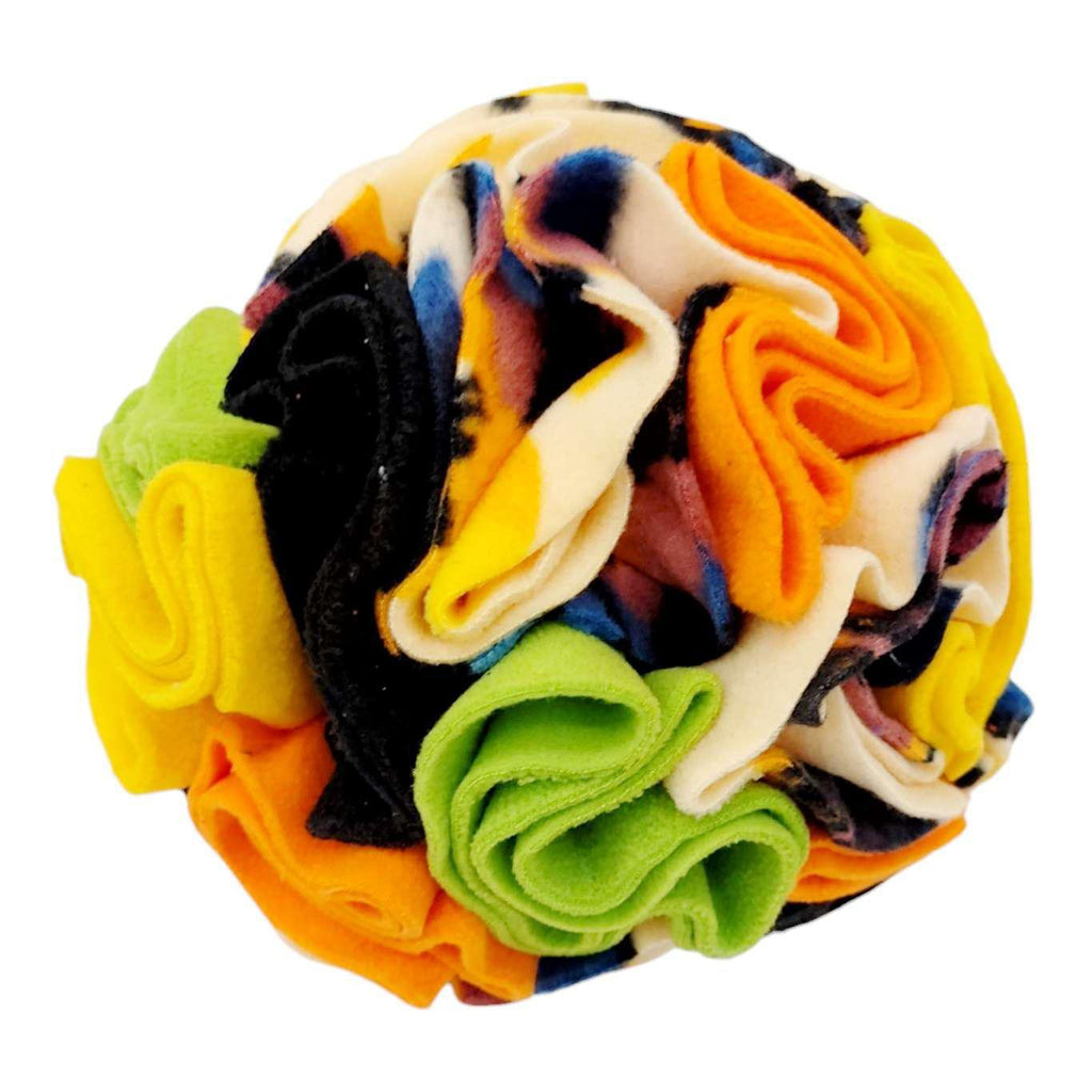 Pet Toy - 10 in - Large Snuffle Ball (Asst Color Combos) by Superb Snuffles