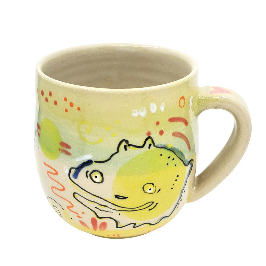 Mug - 14oz - Lime Doodles (A or B) by Dwadlings