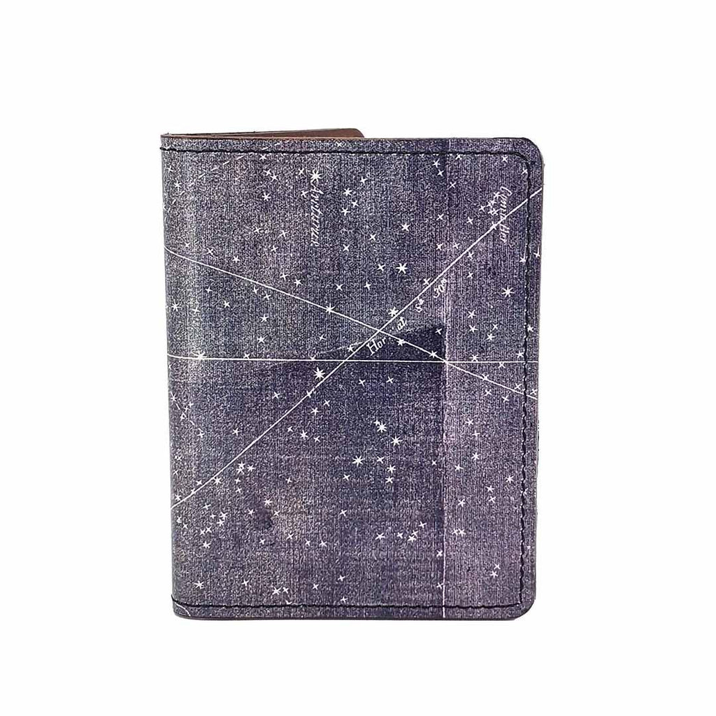 Vertical Leather Wallet - Star Map by Backerton