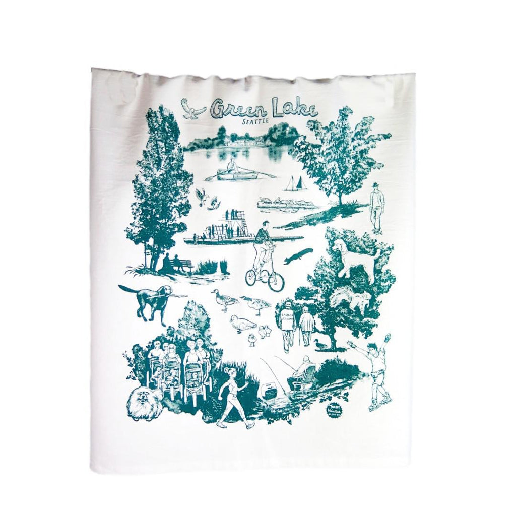 Tea Towels - Green Lake by Oliotto