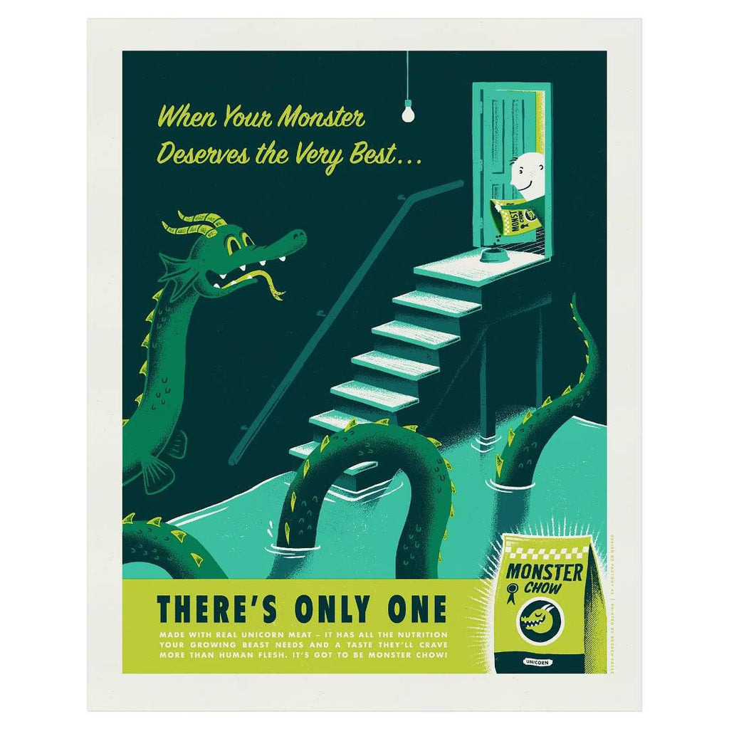 Art Print - 16x20 - Monster Chow Limited Edition Poster by Factory 43