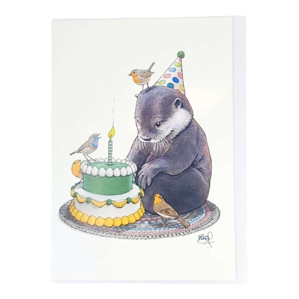 Card - Birthday - Otter's Party by Shawn Braley