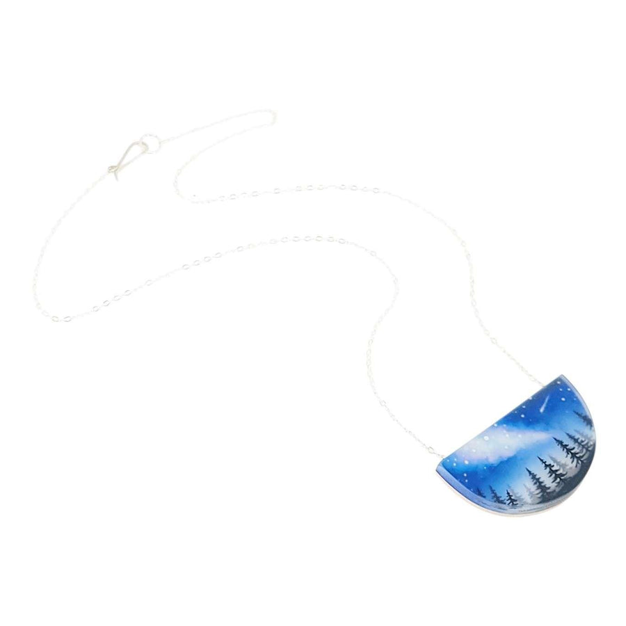 Necklace - Milky Way (Sterling Silver) by Fernworks, image 5 of 8
