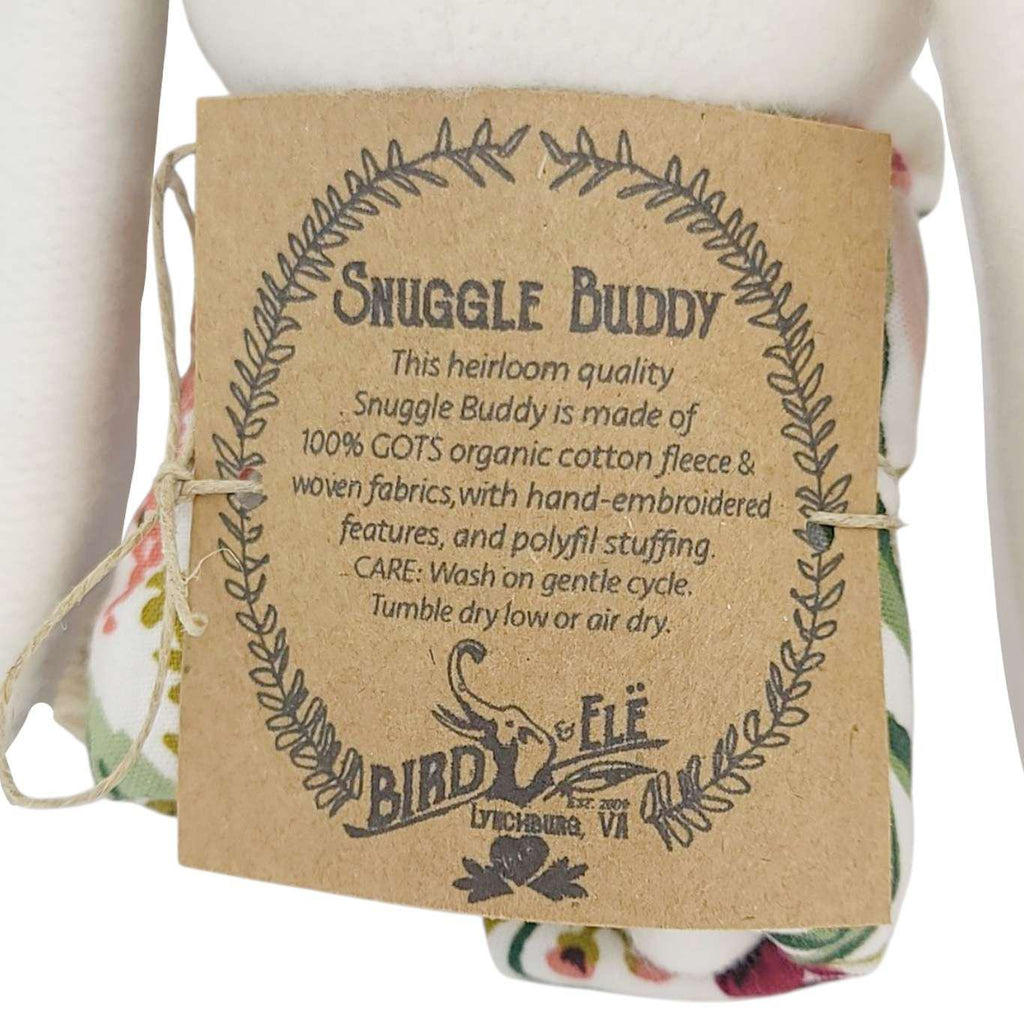 Plush - Bunny Snuggle Lovey (Garden Party) by The Bird & Elephant