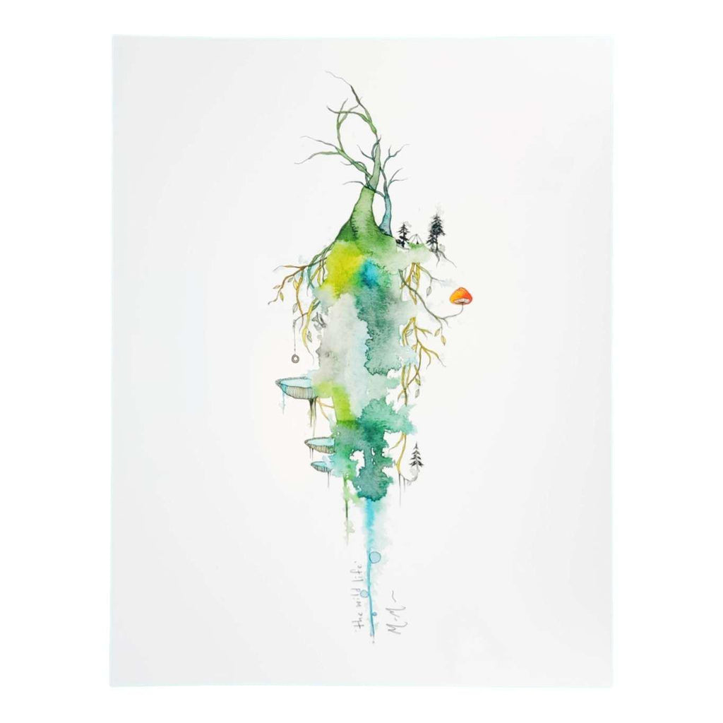 Art Print -  8.5 x11 The Wild Life Art Print by Melissa Moss Art