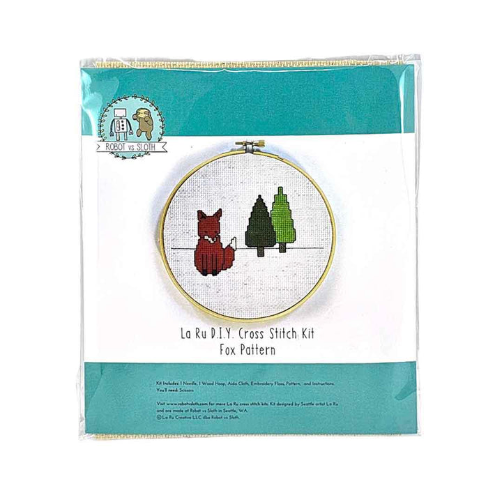 Cross Stitch Kit - Fox by LaRu