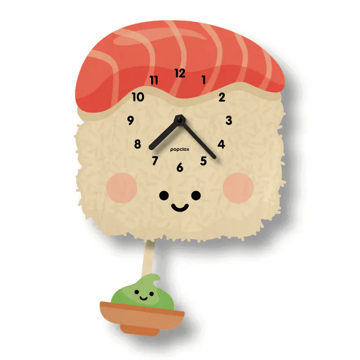 Wood Clock - Sushi Pendulum by Popclox