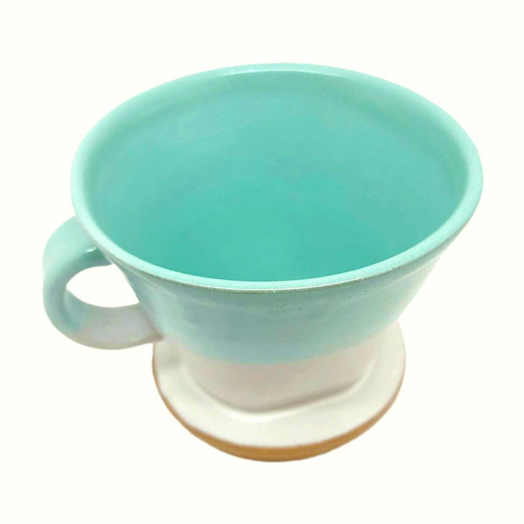 Coffee Dripper - Horizon Pour Over in Mint Gradient by Roam Ceramics