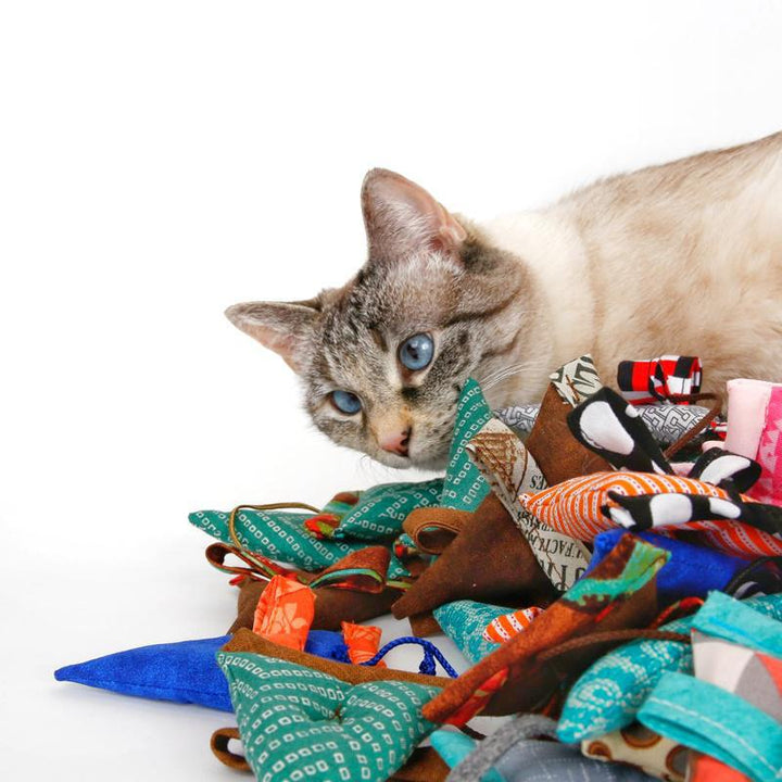 Cat toy - Catnip Mouse (Assorted Colors) by The Cat Ball