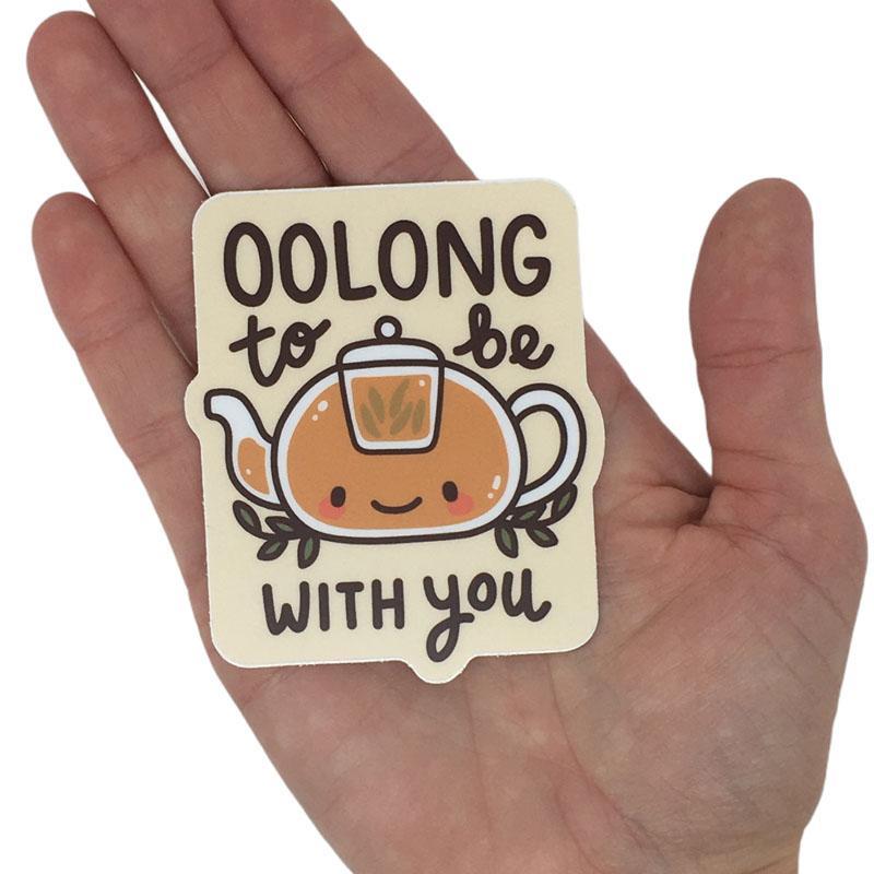 Vinyl Stickers - Oolong to Be With You by Mis0 Happy