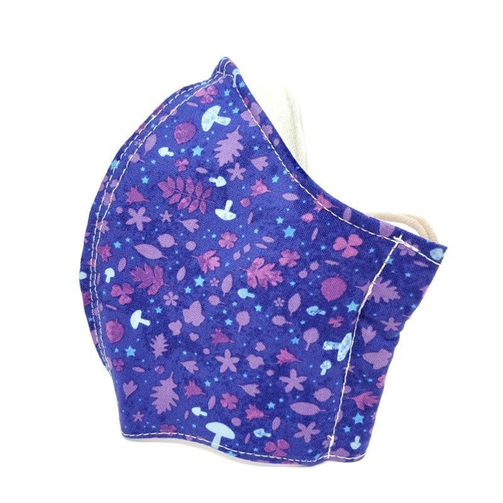 Medium - Tiny Mushrooms on Purple by imakecutestuff