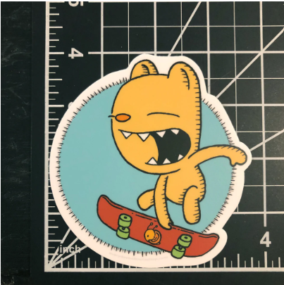 Sticker - Skateboard by Everyday Balloons Print Shop
