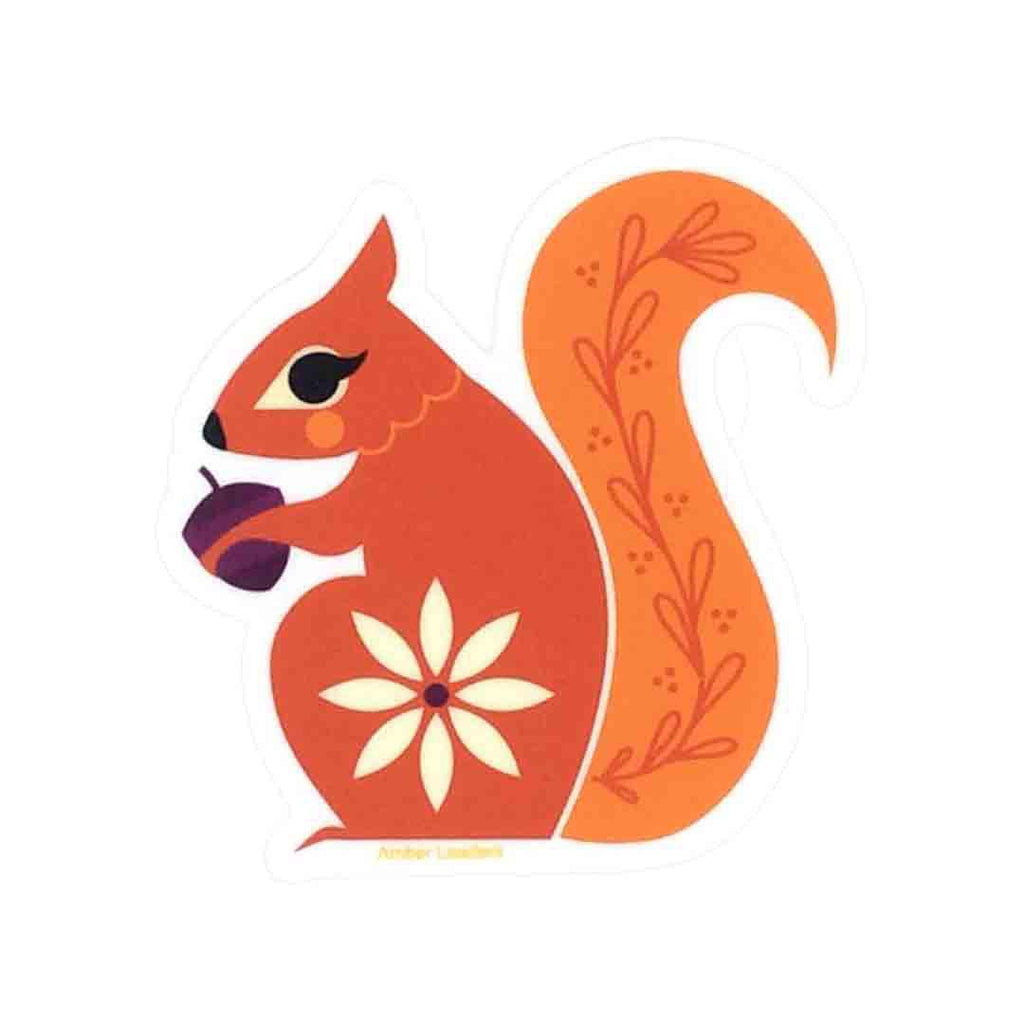 Sticker - Red Squirrel by Amber Leaders Designs