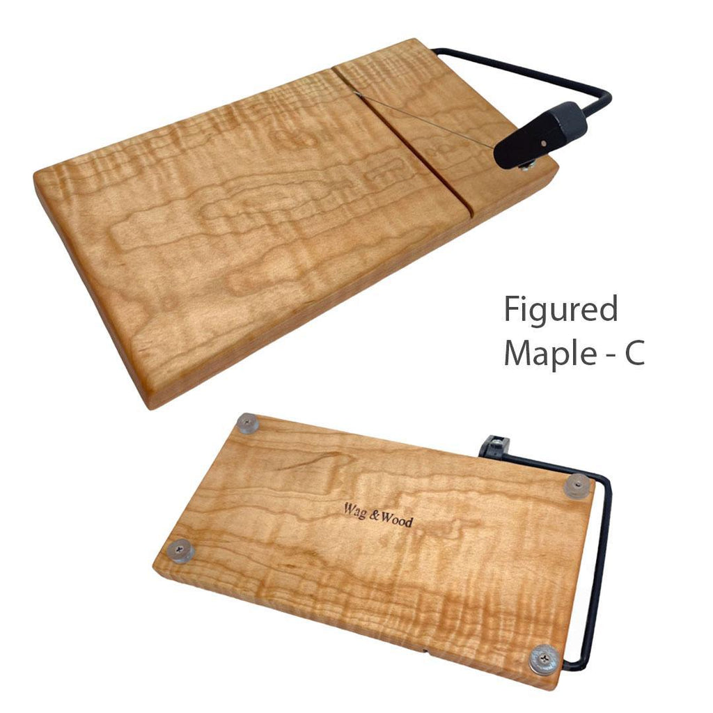 Cheese Slicer - Figured Maple Wood (Assorted) by Wag & Wood