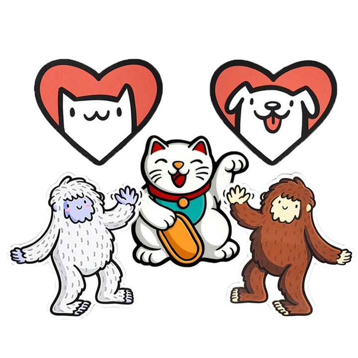 MAGNETS - Weatherproof Vinyl (Creatures and Cryptids) by Emily McGaughey