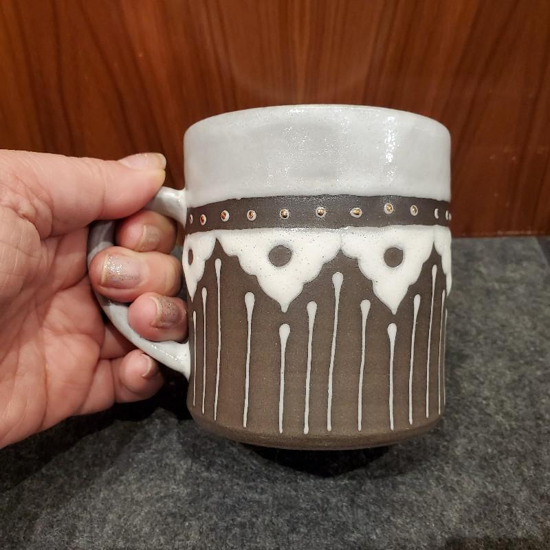 Mug - Straight Sided VII 14oz (Last One!) by Victoria Smith Ceramics