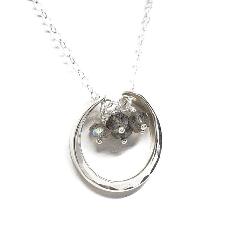 Necklace - Serena Labradorite Sterling Silver by Foamy Wader