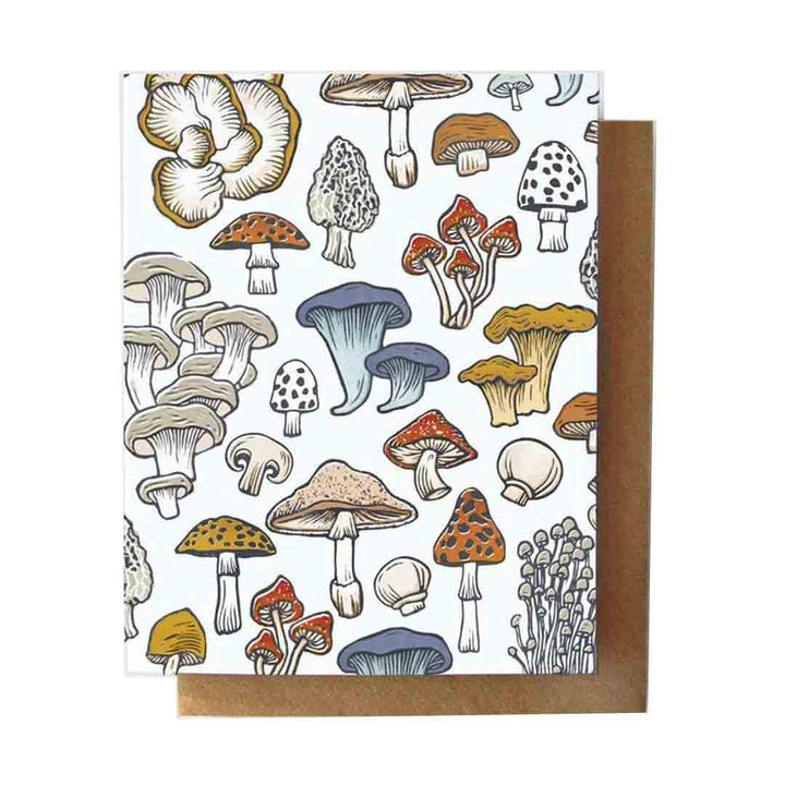 Card Set of 8 - All Occasion - Mushroom & Fungi by Root and Branch Paper Co.